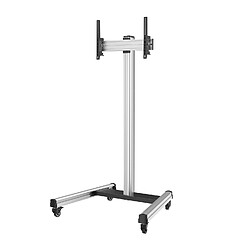 Kimex Support sur roulettes pour écran TV 32'' - 75'' - Hauteur 175cm - Inclinable