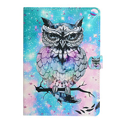 Etui en PU Porte-cartes à motif élégant hibou pour votre Samsung Galaxy Tab A7 Lite 8.7 pouces T220/T225