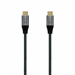 Câble USB C Aisens A107-0672 1,5 m Gris