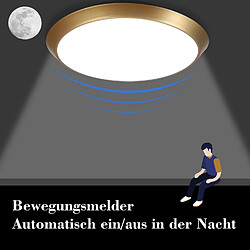 Avis Autres Temps ZMH Plafonnier LED avec détecteur de mouvement Plafonnier d'intérieur I 15W Lumière de couloir 4000K