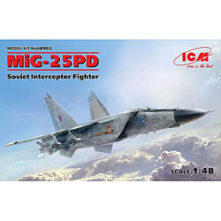 MiG-25 PD, Soviet Interceptor Fighter - 1:48e - ICM