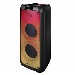 Avis Blaupunkt PartyBox Enceinte portable Bluetooth avec fonction karaoké Entrée guitare TWS Radio AUX USB microSD Télécommande Disco Éclairage LED