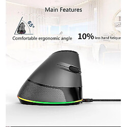 Universal Souris verticale de souris ergonomique (rose) de souris ergonomique (rose) pas cher