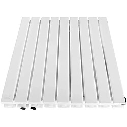 Avis Helloshop26 Radiateur chauffage centrale pour salle de bain salon cuisine couloir chambre à coucher panneau double 60 x 61,4 cm blanc 01_0000227