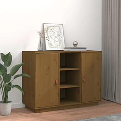 Maison Chic Buffet,Meuble de Rangement,commode pour salon,Cuisine Marron miel 100x40x75 cm Bois massif de pin -MN36552