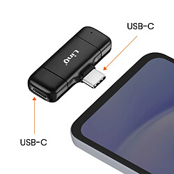 Avis LinQ Microphone Cravate Sans Fil Réduction de Bruit Connecteur USB-C Noir