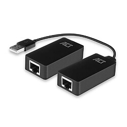 Act Editions ACT AC6063 changeur de genre de câble USB A RJ-45 Noir