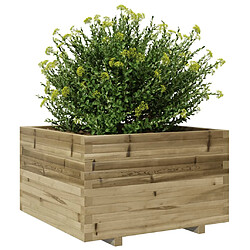 Avis vidaXL Jardinière 80x80x49,5 cm bois de pin imprégné