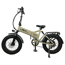 PVY Z20 Plus Vélo électrique pliant 20 * 4,0 pouces Gros pneus 1000 W Moteur 50 km/h Vitesse 48 V 16,5 Ah Batterie - Kaki