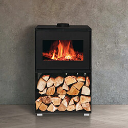 Interstoves POÊLE À BOIS MATTEO 10 | BÛCHES 50CM - Noir pas cher