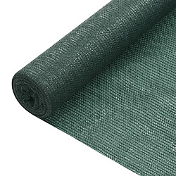 vidaXL Filet brise-vue Vert 1,5x25 m PEHD 75 g/m²