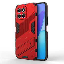 Coque pour Honor X8 5G Protection Antichoc avec Support TPU Résistant et Pratique - Rouge