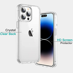 Kit Housse 3X1 Protection Impact 360° + 1 Gripholder + 1 Support Gripholder Blanc Phonecare Pour Apple iPhone 16 Pro - Transparent/Blanc pas cher