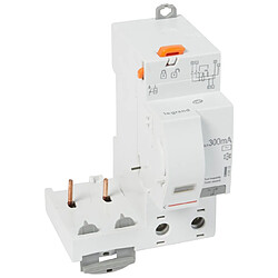 bloc différentiel - legrand dx3 - 2p - 40a - type ac - 300 ma tga - legrand 410419