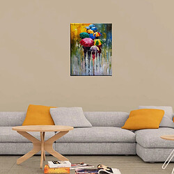 EPIKASA Impression sur Toile Sous la Pluie 1, Multicouleur, Polyester, 45x3x70 cm