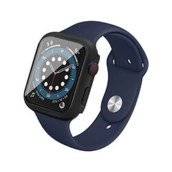 Coque en TPU IMAK anti-griffes, blanc - noir pour votre Apple Watch SE/Series 6/5/4 40mm