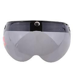 Casque De Moto 3/4 Face 3 Snap Flip Up Visor Shield Avec Lens Grey