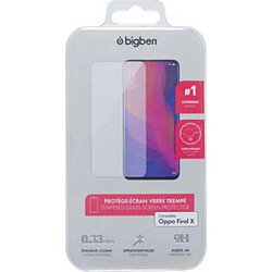 BigBen Connected Protection d'écran pour Oppo Find X en verre trempé 3D Anti-rayures Transparent