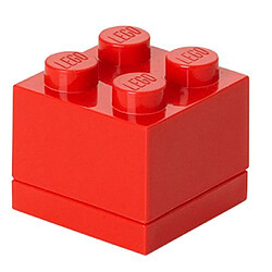 Lego - 40111730 - Ameublement Et Décoration - Boîte Miniature - Rouge - 4 Plots