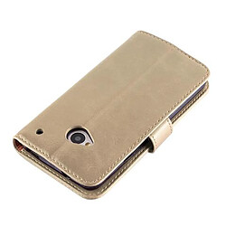 Cadorabo Coque HTC ONE M7 Etui en Marron pas cher