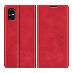 Etui en PU Toucher cutané auto-absorbé avec support rouge pour votre ZTE Blade V2020 Smart