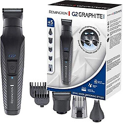 Remington Tondeuse Multifonctions sans fil pour Cheveux Barbe oreilles nez avec Lames Auto-Affutées noir