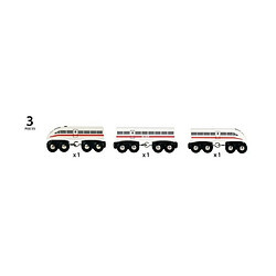 Acheter Brio World TGV avec Son - Accessoire Circuit de train en bois - Ravensburger - Mixte des 3 ans - 33748