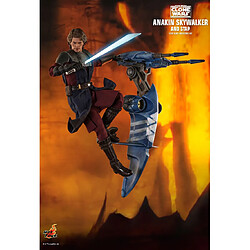 Hot Toys TMS020 - Star Wars : The Clone Wars - Anakin Skywalker And Stap Standard Version pas cher