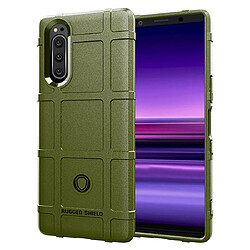 Wewoo Coque Souple Housse TPU antichoc à couverture complète pour Sony Xperia 2 vert armée