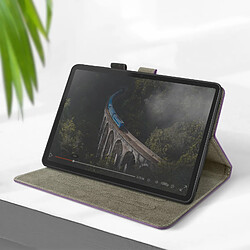 Avizar Étui pour Samsung Galaxy Tab S9 et Tab S9 FE Porte-cartes Support Vidéo Violet pas cher