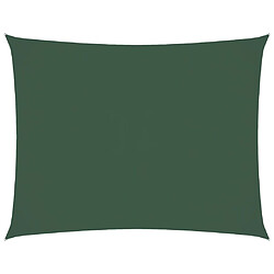 ComfortXL Voile De Parasol Tissu Oxford Rectangulaire 5x6 M Vert Foncé