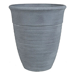 Beliani Pot de fleurs gris d50 cm KATALIMA