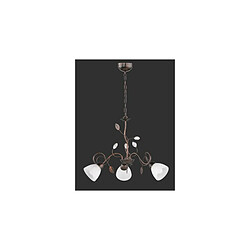 TRIO LIGHTING Chandelier Traditio Rouille Antique 3x40W E14