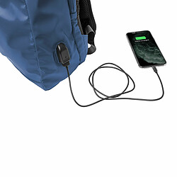 Avis Sac à Dos avec Power Banket Compartiment pour Tablette et Ordinateur Portable Celly FUNKYBACKBL Bleu Bleu foncé