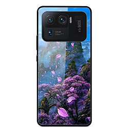 Coque en TPU anti-rayures fleur de montagne pour votre Xiaomi Mi 11 Ultra