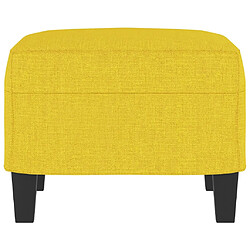 Acheter Maison Chic Repose-pied,Tabouret confortable Jaune clair 60x50x41 cm Tissu -MN81091