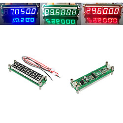 1mhz-1000mhz 6led rf signal fréquence compteur compteur cymomètre mètre vert pas cher