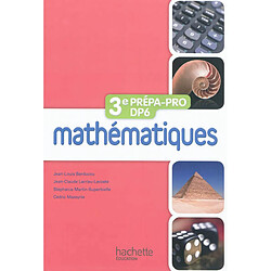 Mathématiques 3e prépa-pro DP6 - Occasion