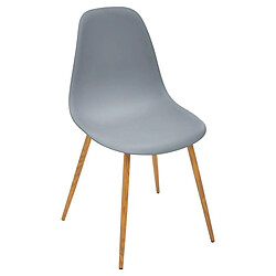 Atmosphera, Createur D'Interieur Chaise Imitation Chêne Taho Gris - Atmosphera