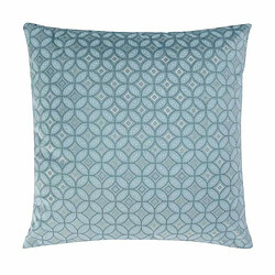 Paris Prix Housse de Coussin Déco Kansas 40x40cm Bleu