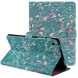 Etui en PU avec support motif abricotier pour votre Samsung Galaxy Tab A7 10.4 (2020)/T505/T500