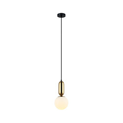 Luminaire Center Suspension Aldeva Acier,alliage métallique Noir, Bronze Antique