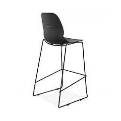 Acheter Kokoon Design Tabouret de bar design ZIGGY BLACK 52x51,5x111 cm