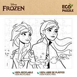 Avis Puzzle Enfant Frozen Double face 60 Pièces 70 x 1,5 x 50 cm (12 Unités)