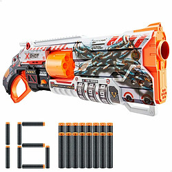 Pistolet à Fléchettes Zuru X-Shot Skins Lock Blaster 57 x 19 x 6 cm 6 Unités