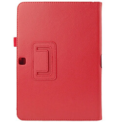 Acheter Wewoo Housse Étui rouge pour Samsung Galaxy Tab 4 10.1 / T530 Litchi Texture Flip en cuir avec support