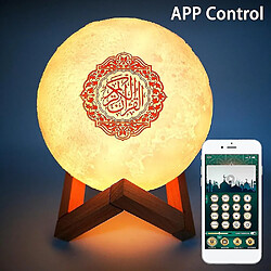 Universal Fonction d'application Coran haut-parleur LED Touch Night Light Moon Lamp Coran Musulman Koran Joueur Veilleuse Coranique