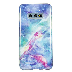 Wewoo Coque Fashion Etui de protection en TPU pour Galaxy S10e Blue Star