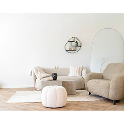 Acheter Lisa Design Helda - pouf - en tissu bouclette