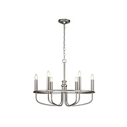 Elstead Lighting Suspension Capitol Acier Nickel brossé